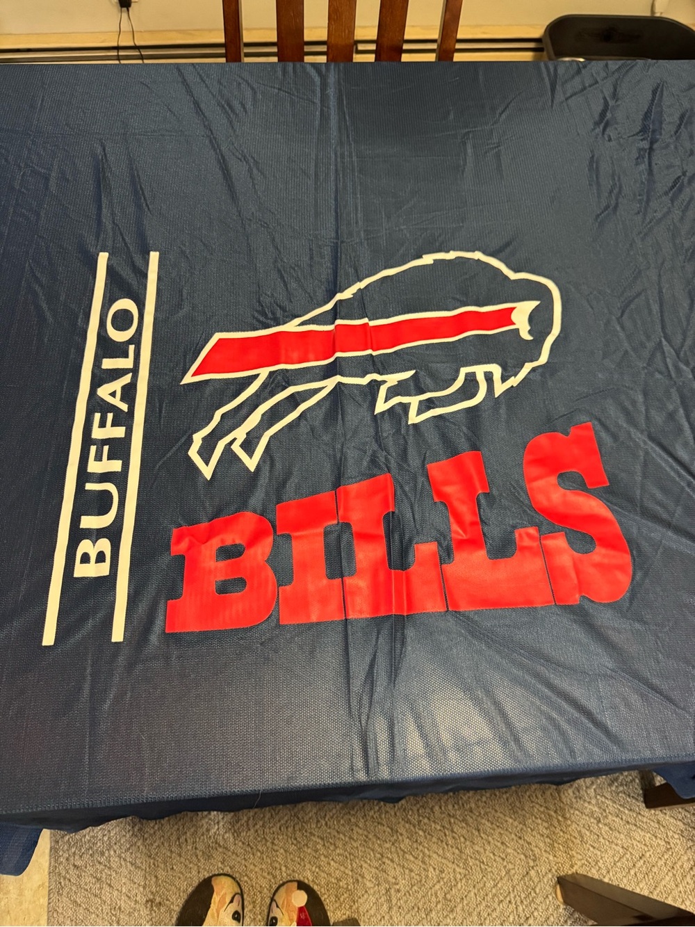Buffalo Navy Blue Team Shower Curtain